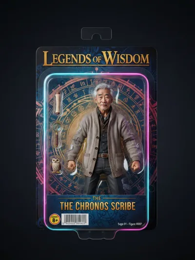 Example AI action figure created with Toyify
