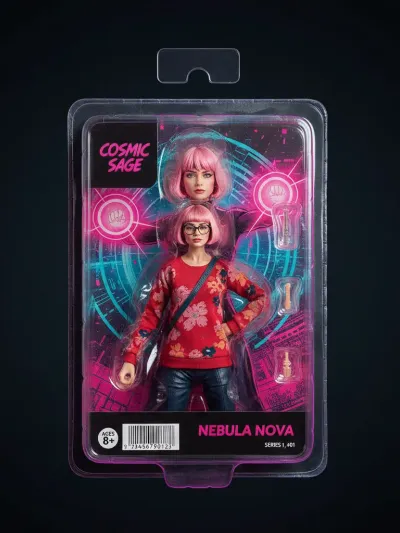 Example AI action figure created with Toyify
